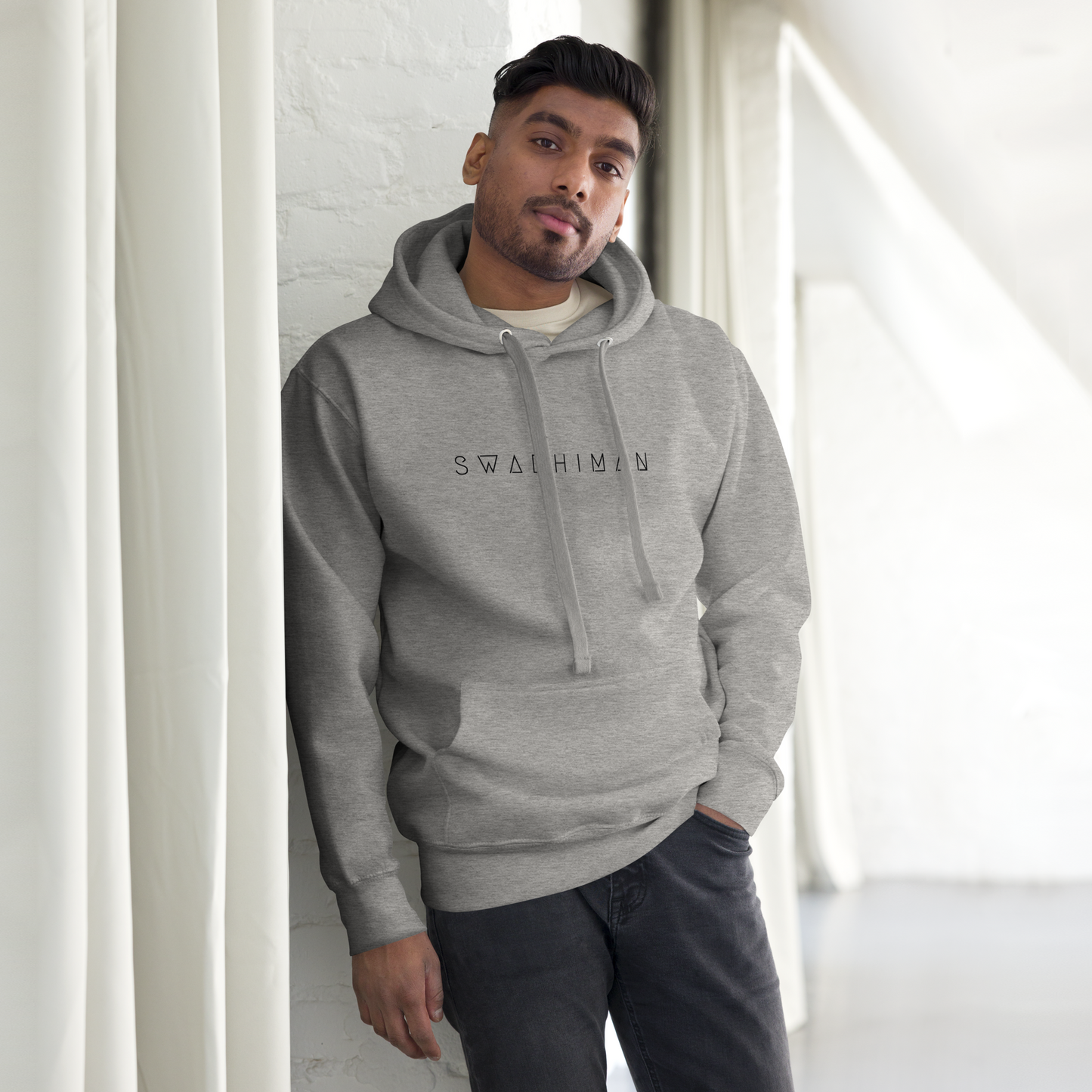Grey Hooded Sweatshirt