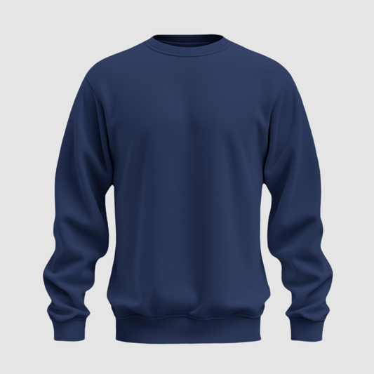 Navy Blue Oversized Sweatshirt