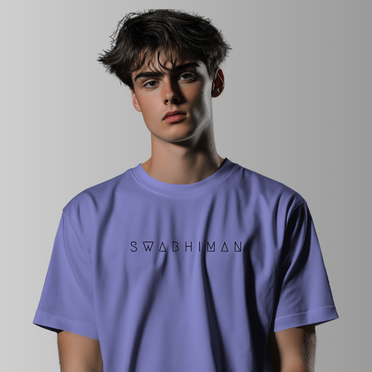 Lavender Oversized Premium Fabric T-shirt