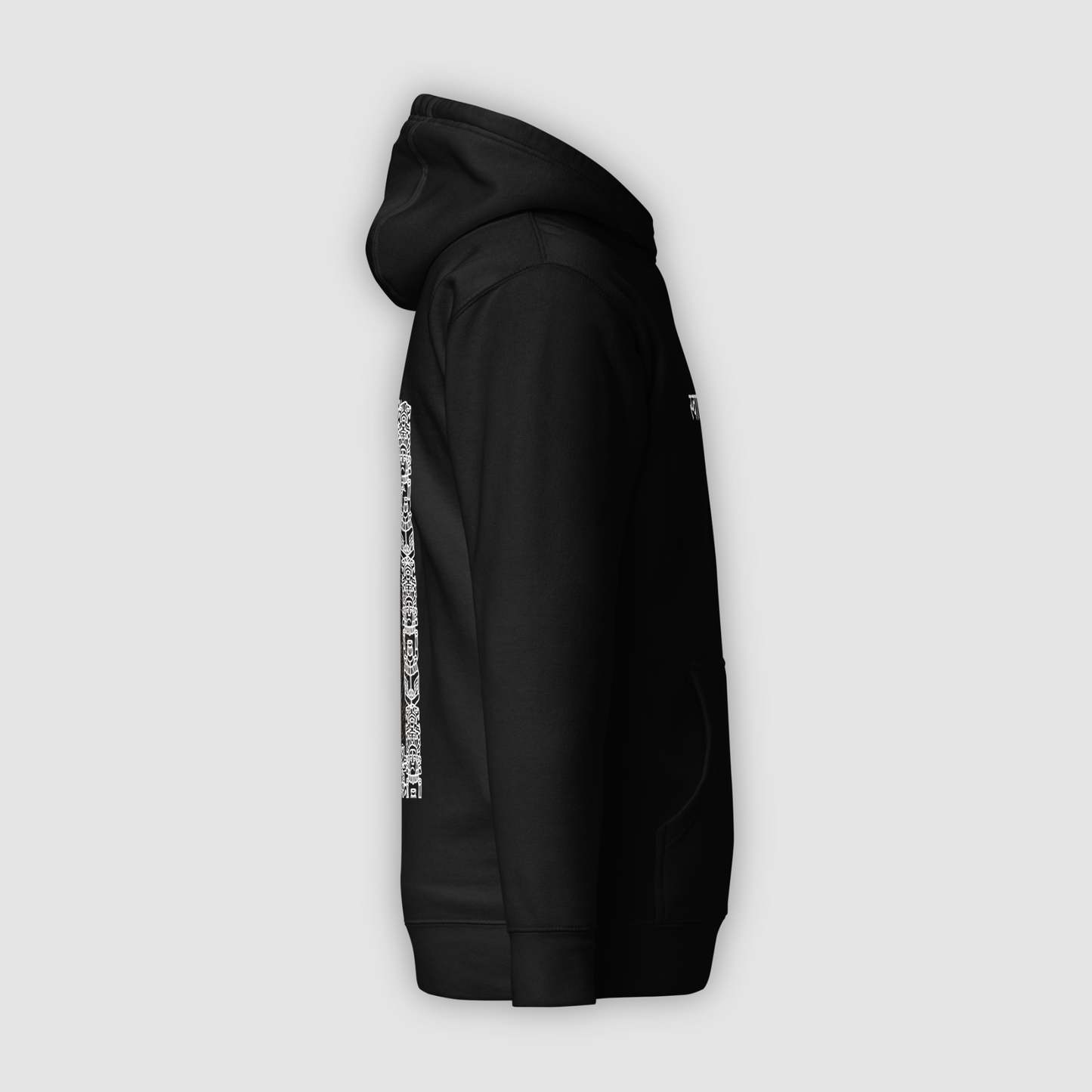 Path of Righteousness: Lord Rama Black Hoodie