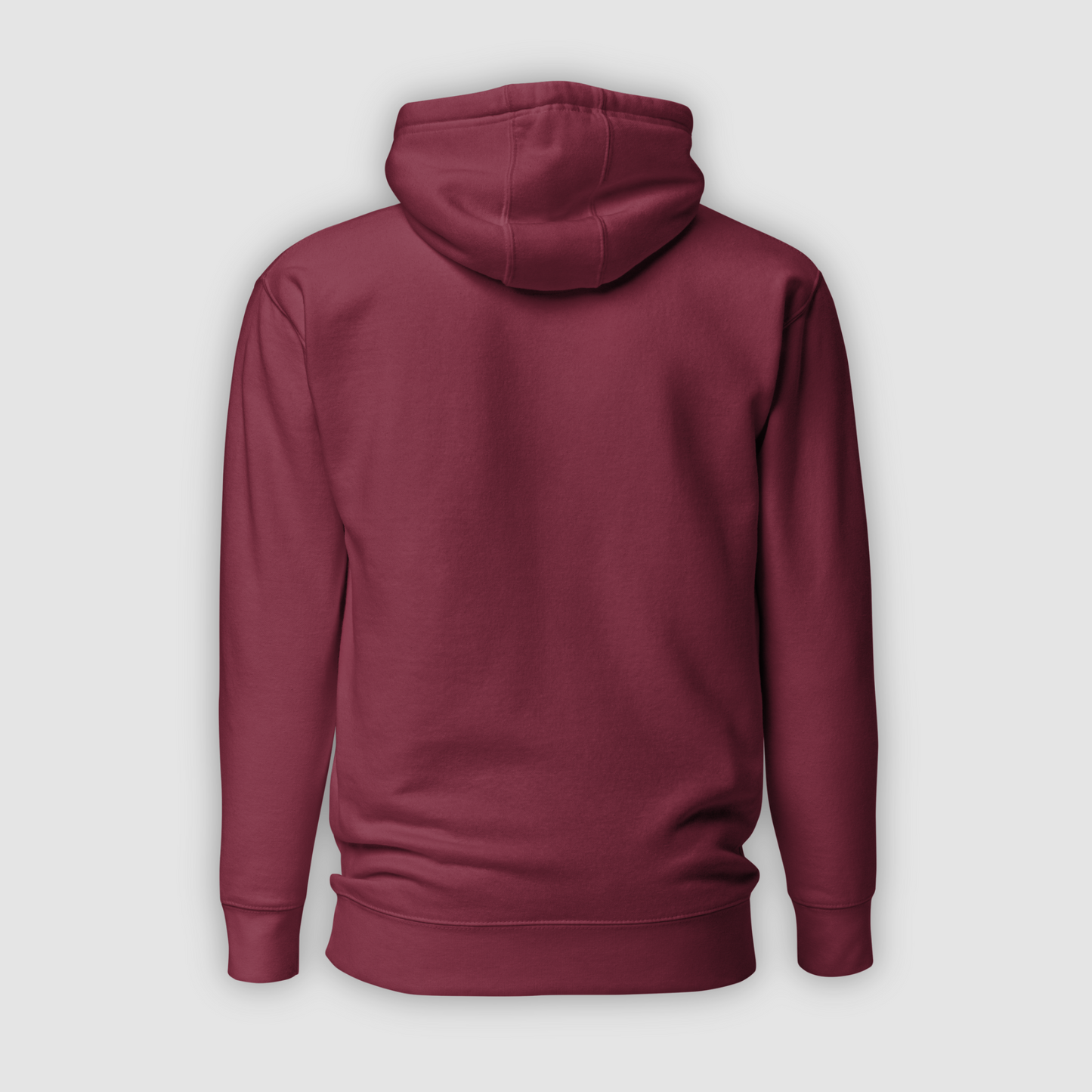 Maroon Hooded Sweatshirt