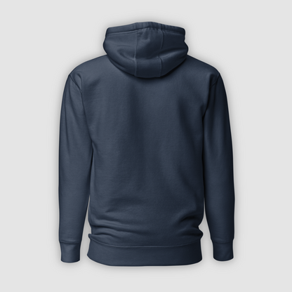 Navy Blue Hooded Sweatshirt