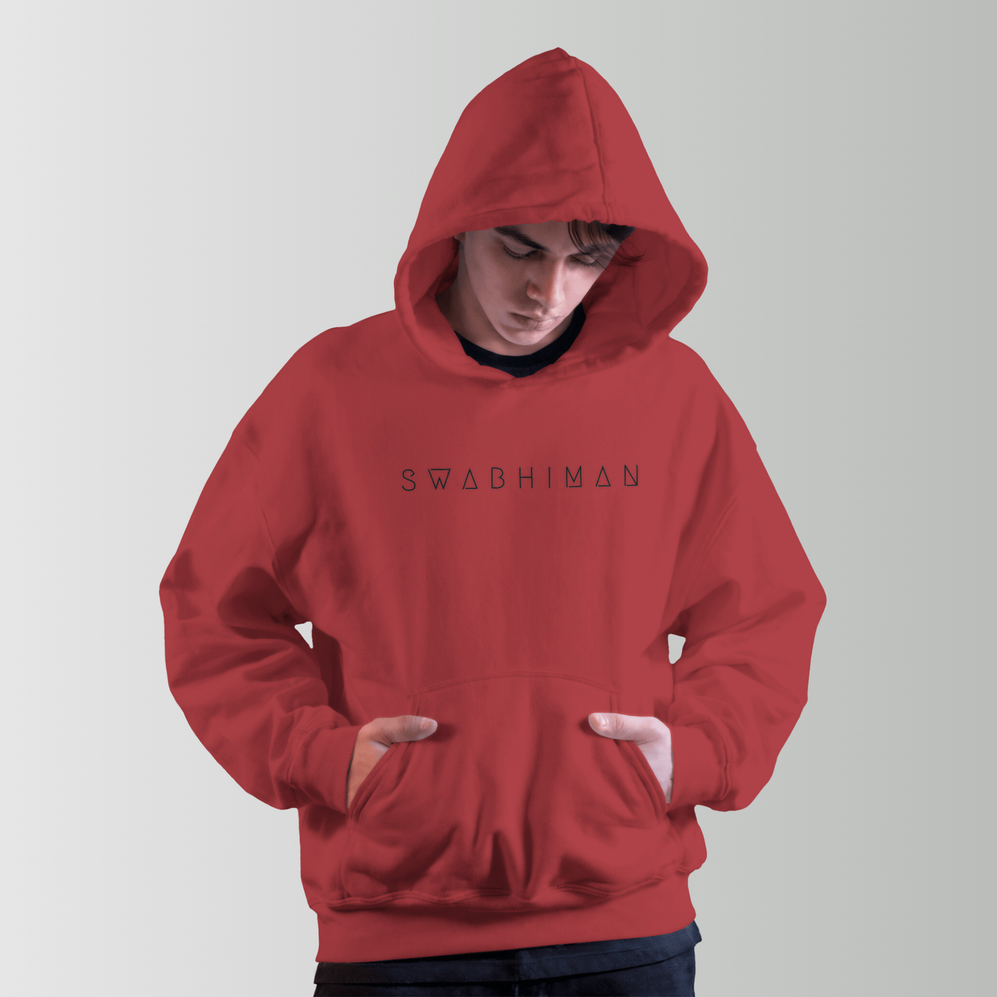 Coral Hooded Sweatshirt