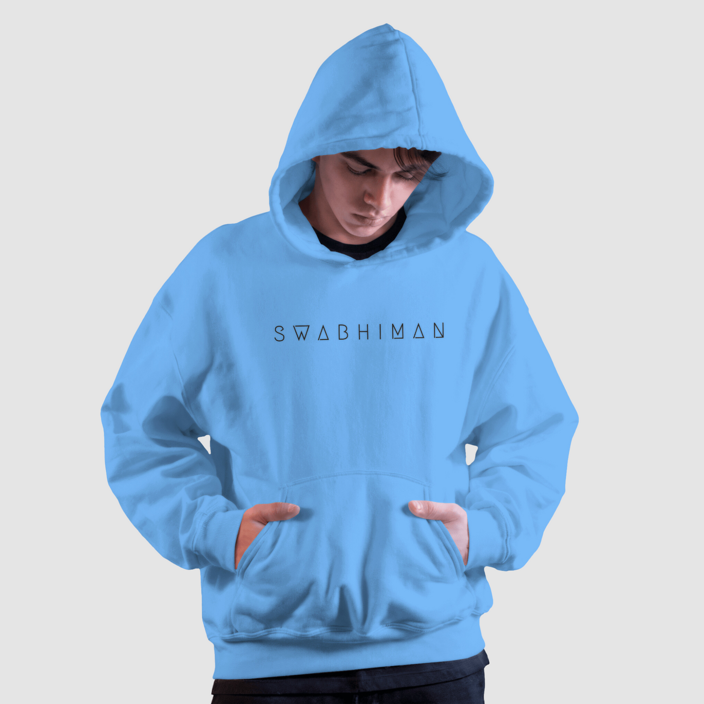 Baby Blue Hooded Sweatshirt