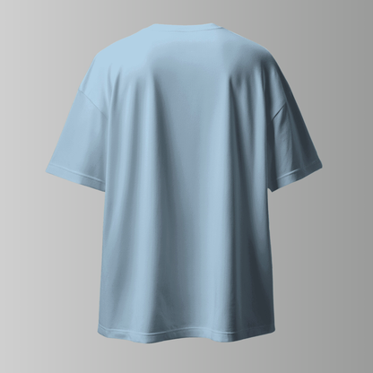 Baby Blue Premium Fabric Oversized T-shirt