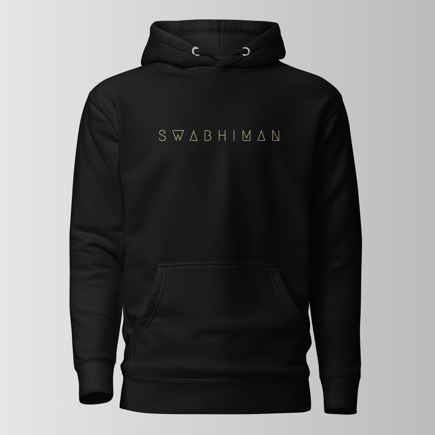 Black Hooded Sweatshirt having Kaal Om Design