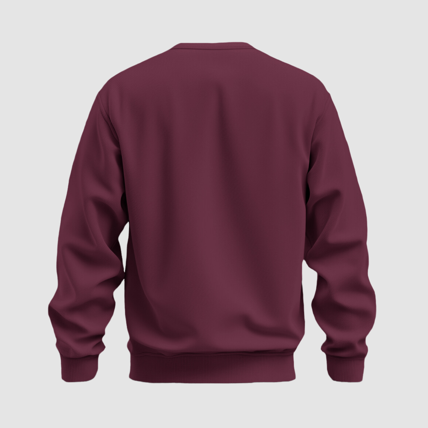 Maroon Oversized Sweatshirt