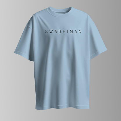 Baby Blue Premium Fabric Oversized T-shirt