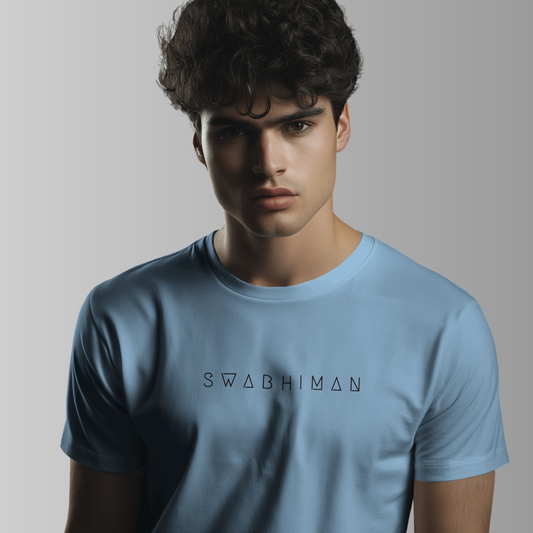 Baby Blue Premium Fabric Oversized T-shirt