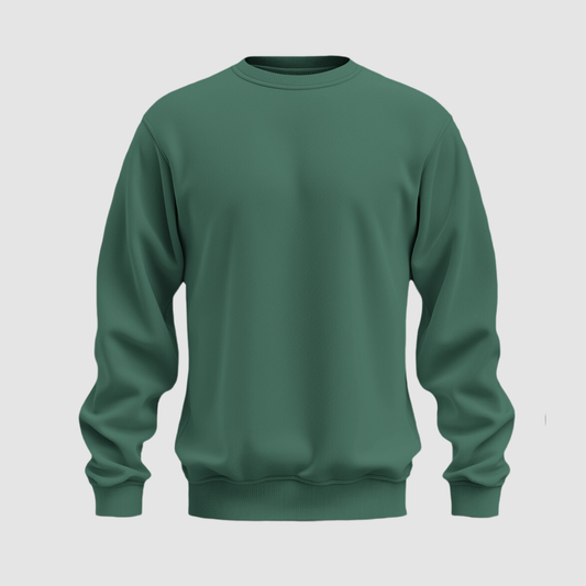 Bottle Green Oversized Sweatshirt