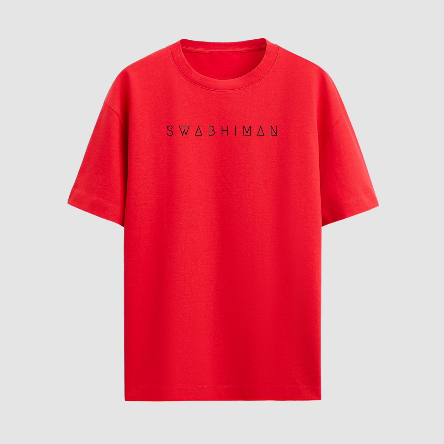 Red Classic Oversized Tshirt