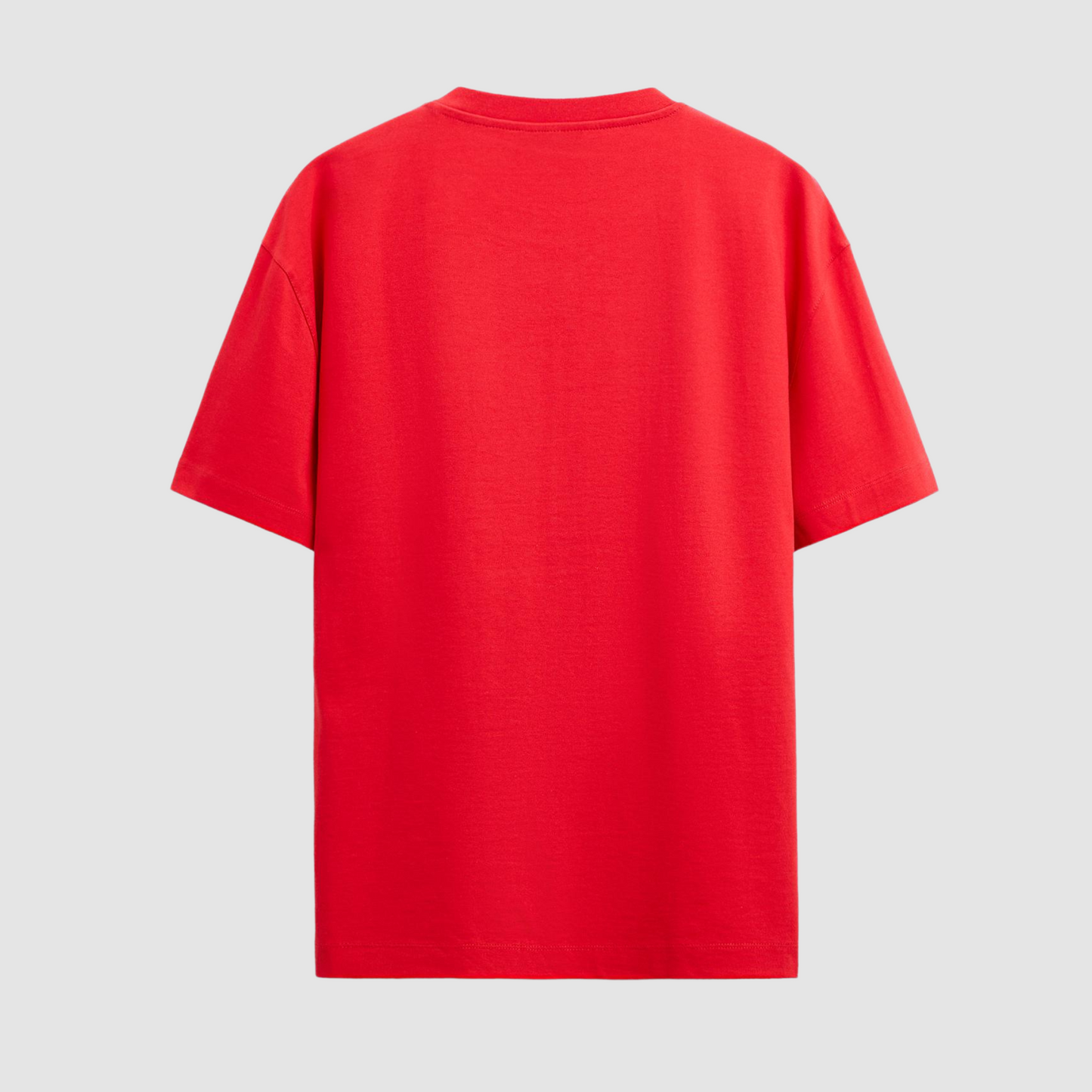 Red Classic Oversized Tshirt