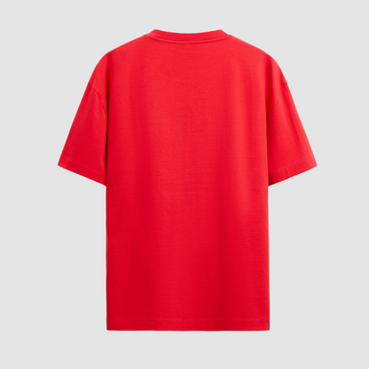 Red Classic Oversized Tshirt