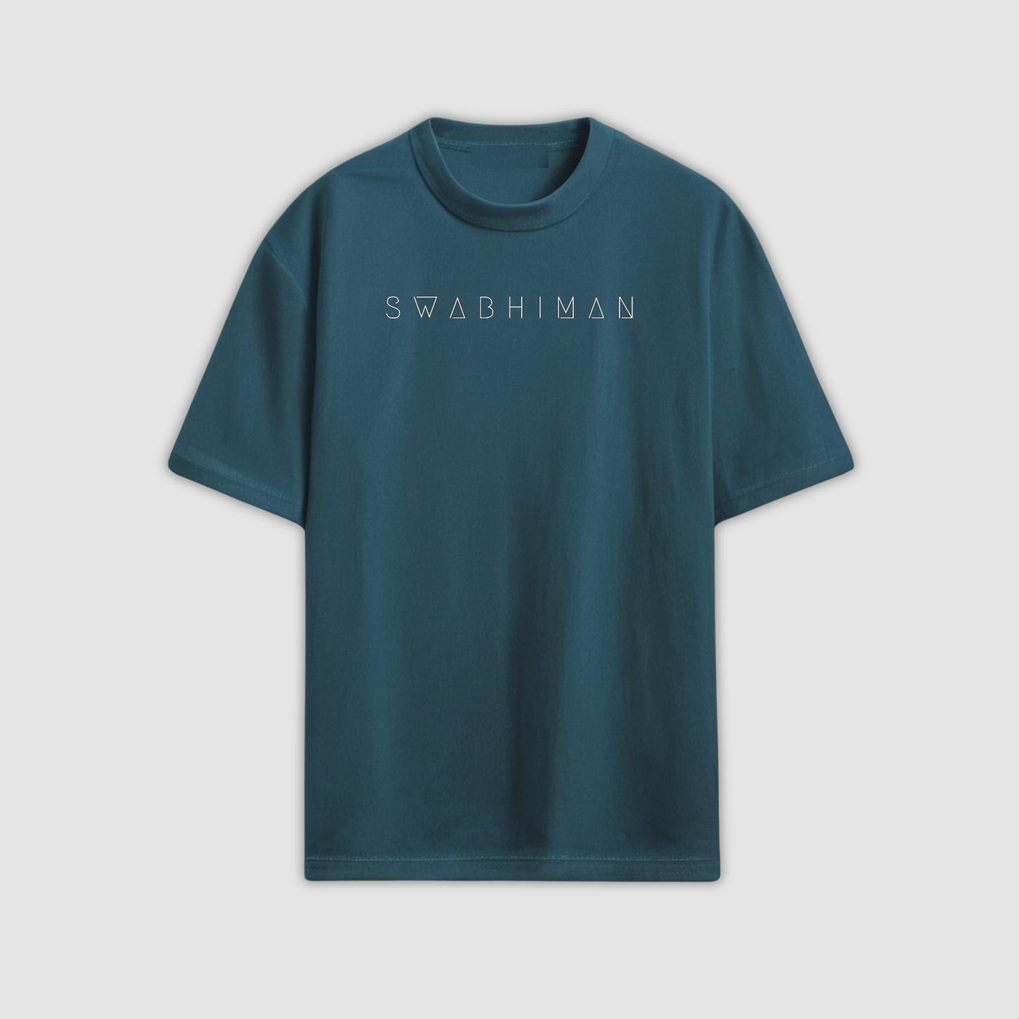 Oversized Petrol Blue Classic Tshirt