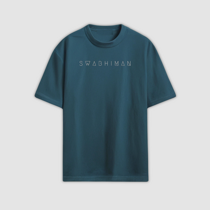 Oversized Petrol Blue Classic Tshirt