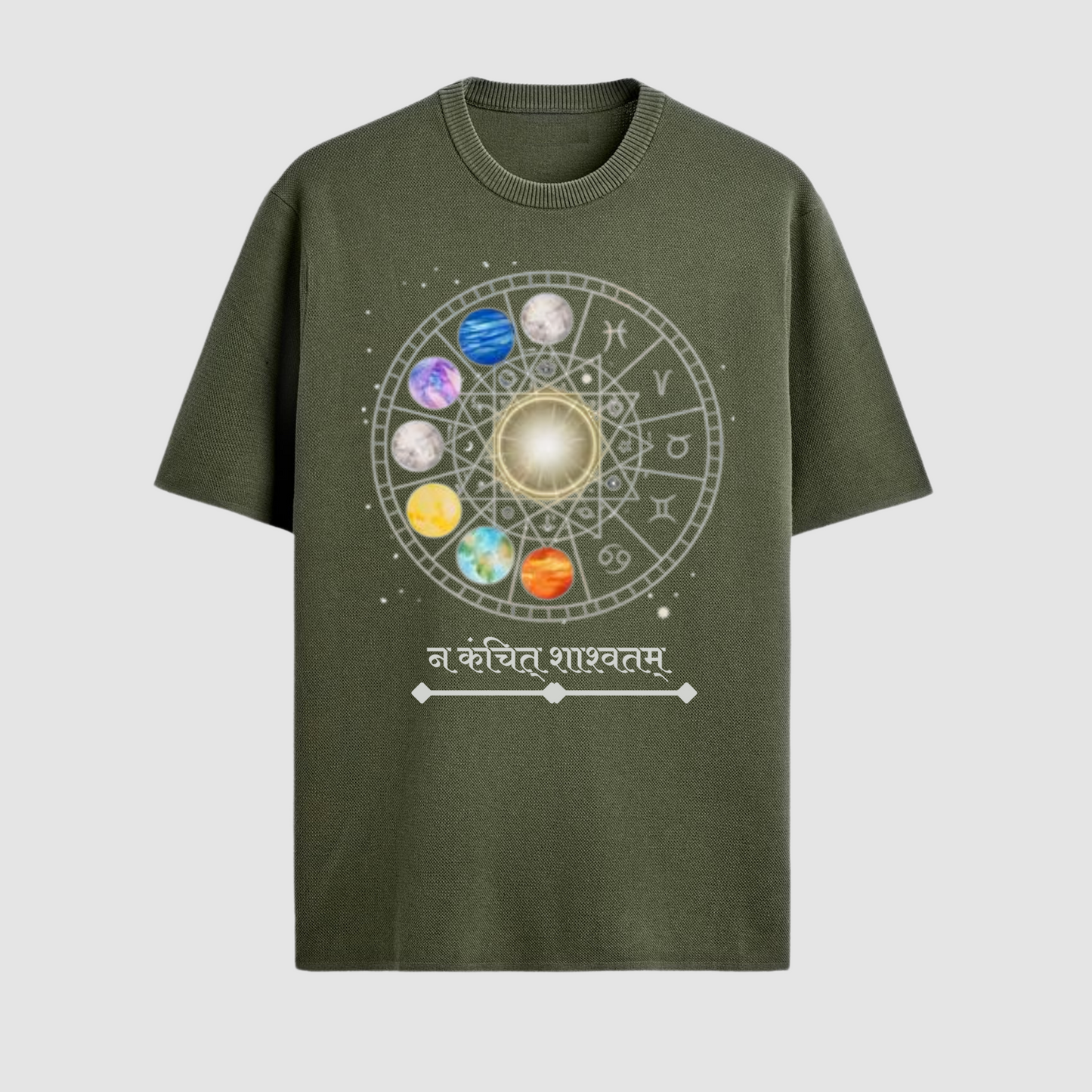 Oversized Classic T-shirt Nothing is Permanent
