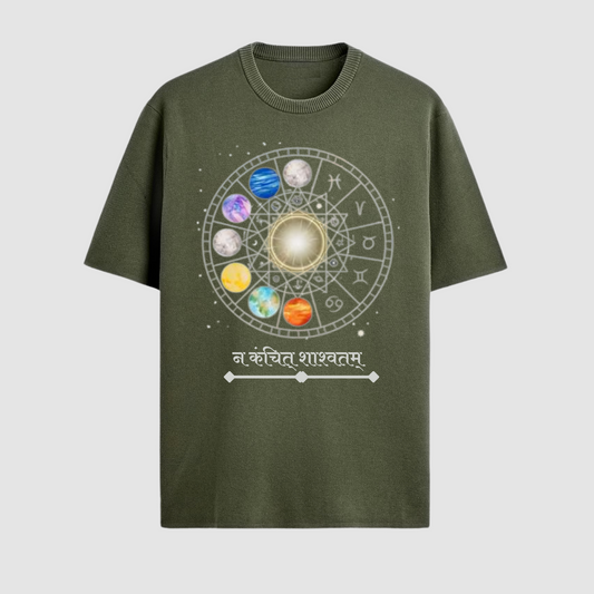 Oversized Classic T-shirt Nothing is Permanent