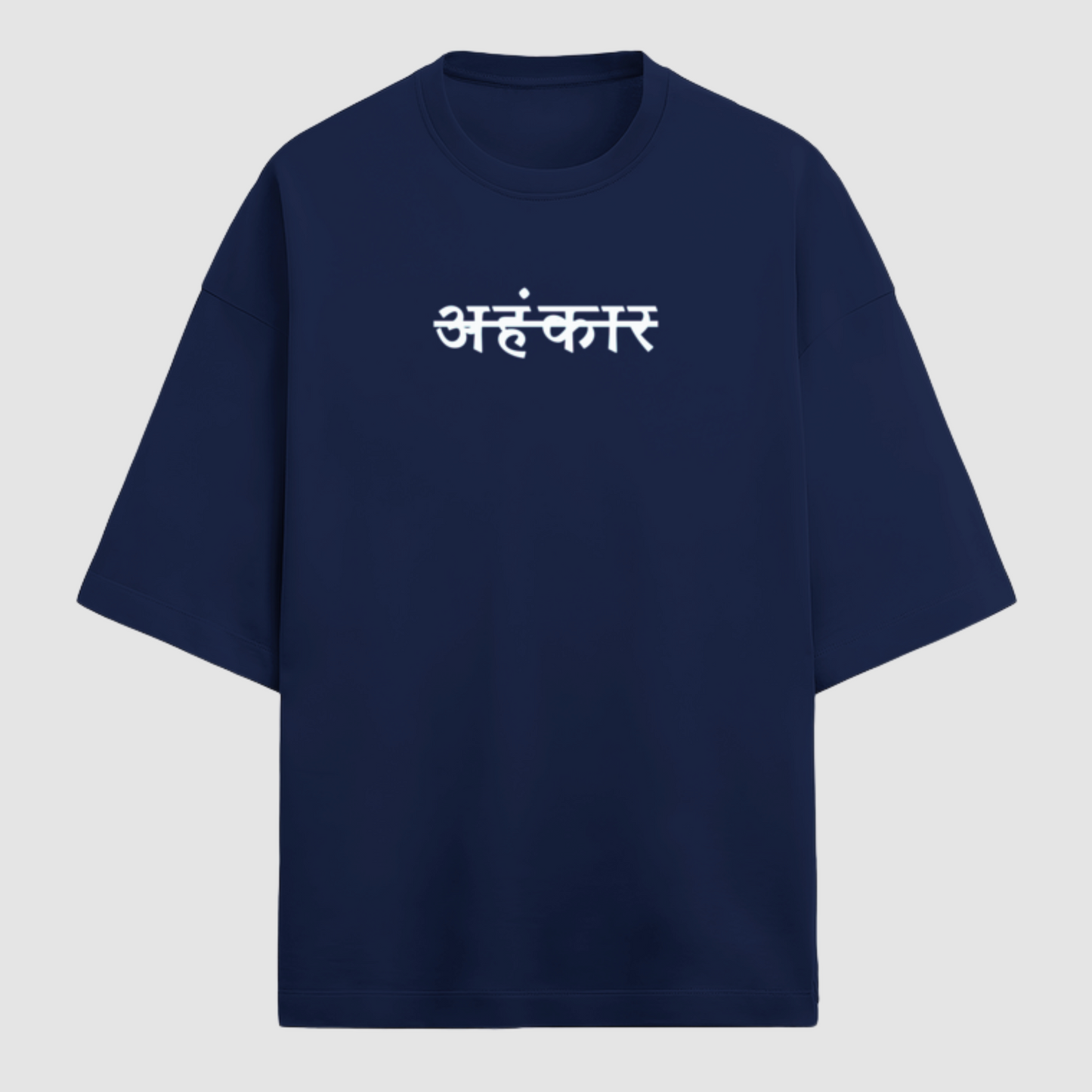Oversized Heavy Weight Navy Blue Tshirt
