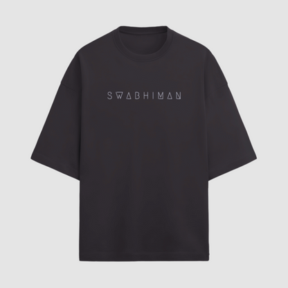 Black Oversized Heavyweight T-shirt