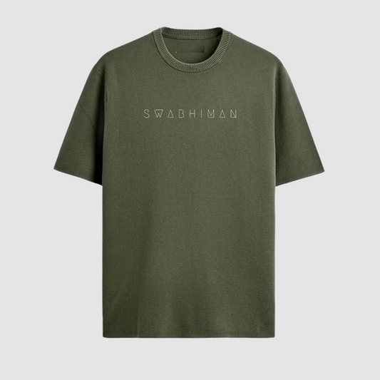 Olive Green Classic Oversized Tshirt