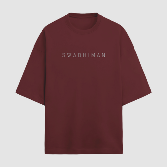 Maroon Oversized Heavyweight T-shirt
